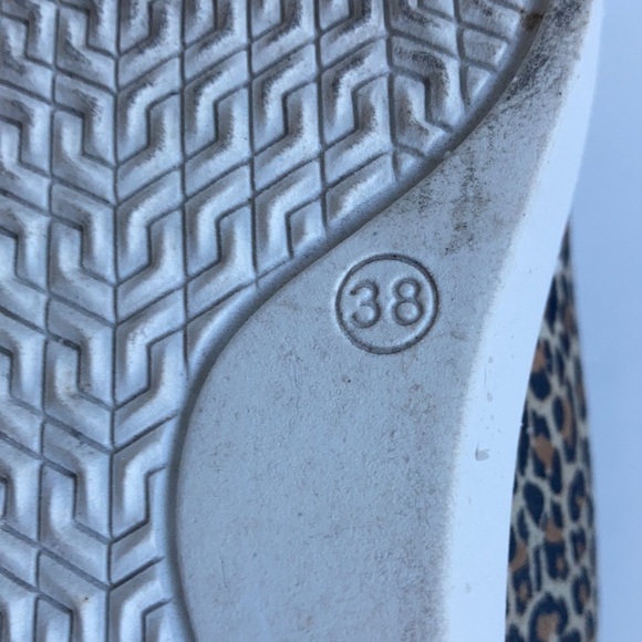 Erin Michael Portugal Topper leopard print lace sneaker retro inspired - Picture 10 of 16